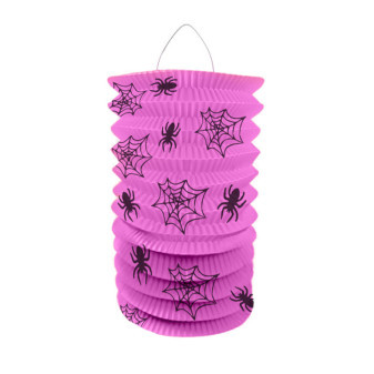 Lampion Halloween pavouci 15 cm