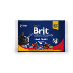 Kapsička Brit Cat Premium Pouches masová variace 4x100g