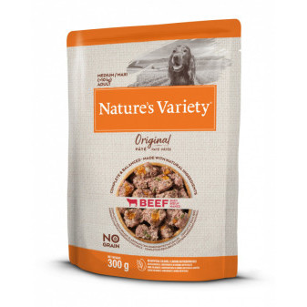 Kapsička Nature´s variety original pro střední psy s hovězím 300g