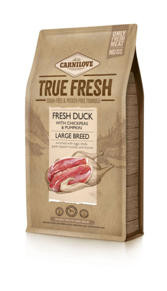 Carnilove True Fresh Large Breed duck 4kg EXP 06/25