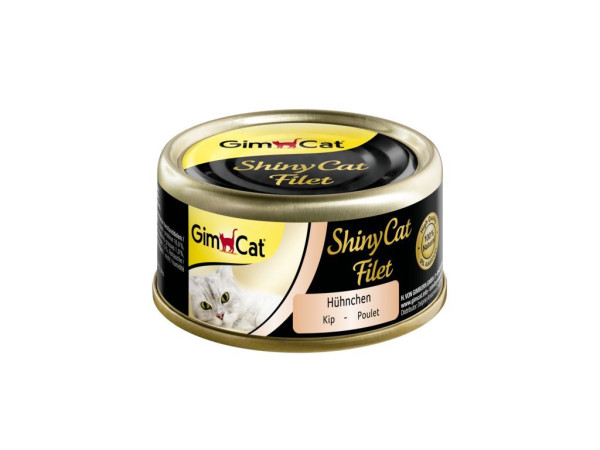 ShinyCat CHICKEN FILLET v kuřecím vývaru 70 g (konzerva)