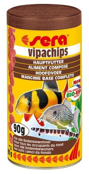 Sera speciální krmivo pro řasožravé ryby Vipachips 250ml Nature