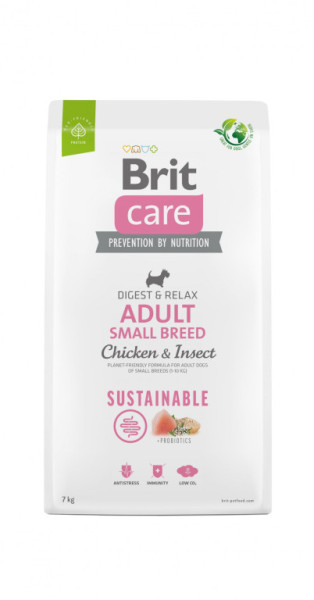 Brit Care Dog Sustainable Adult Small Breed - chicken and insect, 7kg