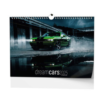 Nástěnný kalendář - Dream Cars - A3