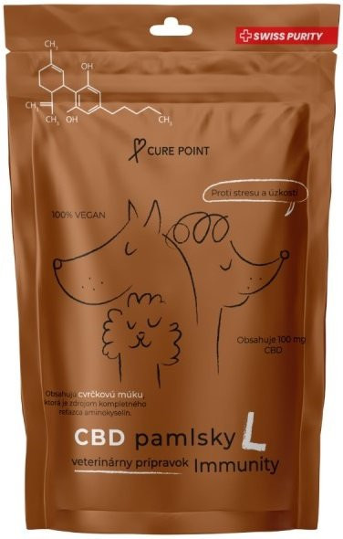 Curepoint CBD pamlsek Immunity L 100g