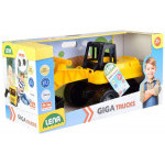 Bagr žlutočerný Giga Trucks plast 70cm v krabici 70x35x29cm