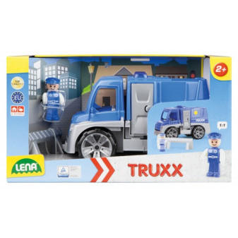 Auto Truxx policie plast 29cm s figurkou v krabici 39x22x16cm 24m+