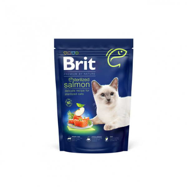 Brit Premium by Nature Cat Sterilized Salmon  800 g