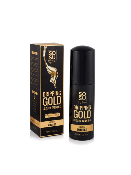 Dripping Gold Luxury Mousse Samoopalovací pěna Medium, 150ml