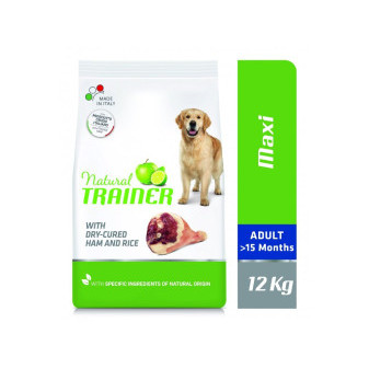 TRAINER Natural Maxi Adult prosciutto a rýže 12kg