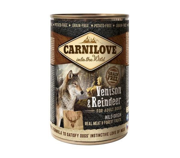 Konzerva Carnilove Wild Meat Venison&Reindeer 400g