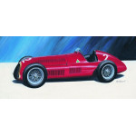 Model Alfa Romeo Alfetta 1950 17,2x6,5cm v krabici 25x14,5x4,5cm