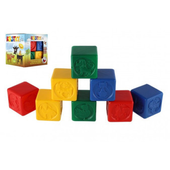 Kostky kubus PH plast 8ks v krabičce 12x12x12cm