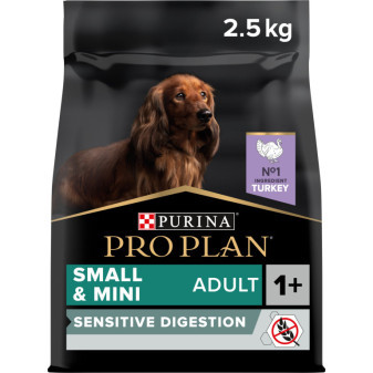 Pro Plan Dog Sensitive Digestion Adult Small&Mini Grain Free krůta 2,5kg