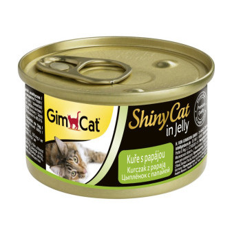 ShinyCat konzerva kuře+papaja 2x70g