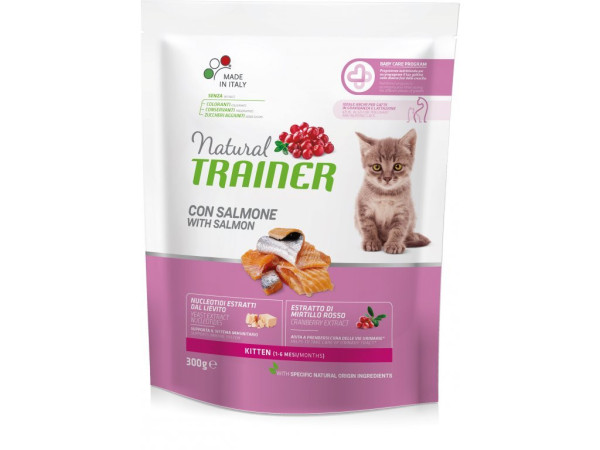 Trainer Natural Cat Kitten losos 300g