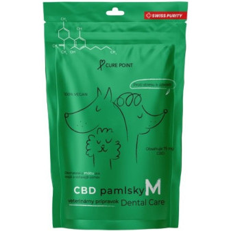 Curepoint CBD pamlsek Dental Care M 100g