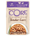 Kapsička Wellness Core Cat Tender krůta a kachna v omáčce 85g