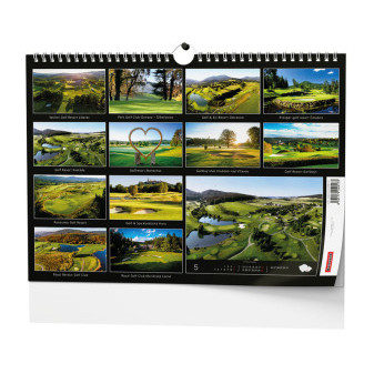 Nástěnný kalendář - Golf - české resorty