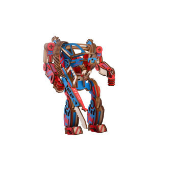 Woodcraft Dřevěné 3D puzzle Powersuit barevný