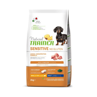 TRAINER Natural Sensitive No gluten Adult Mini vepřové 2kg