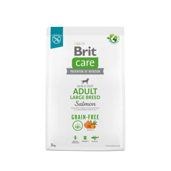 Brit Care Dog Grain-free Adult Large Breed - salmon and potato, 3kg EXP 04/25