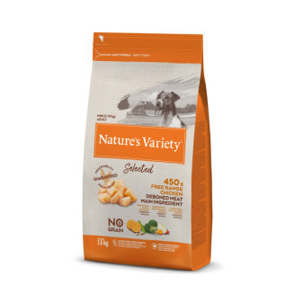 Nature´s variety selected pro malé psy s kuřecím  1,5kg