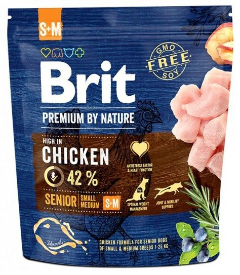 Brit Premium by Nature Senior S+M 1kg