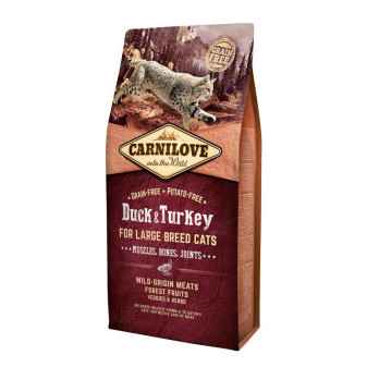 Carnilove Cat Grain Free Duck&Turkey LB Cat Muscles, Bones, Joints 6kg