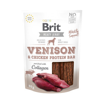 Brit Jerky Venison Protein Bar 80g