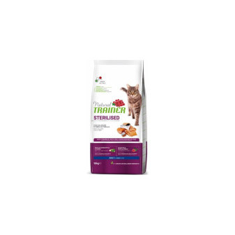 TRAINER Natural Cat STERILISED losos 10kg