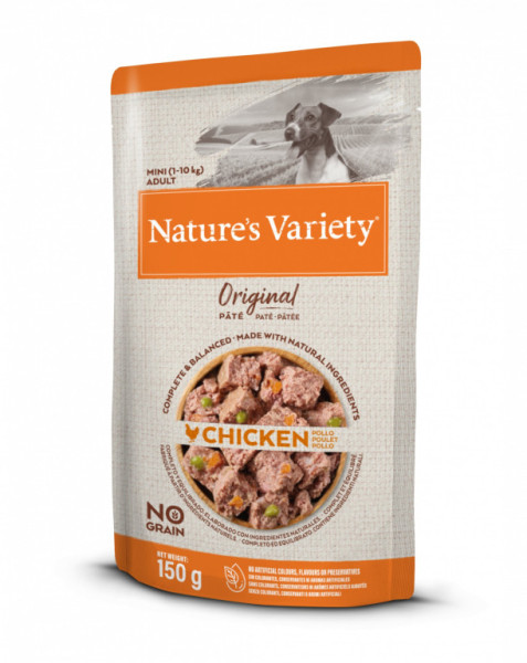 Kapsička Nature´s variety original pro malé psy s kuřecím 150g