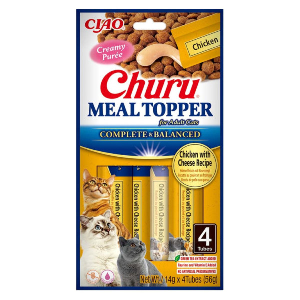 Churu Cat Meal Topper kuře se sýrem 4x14 g