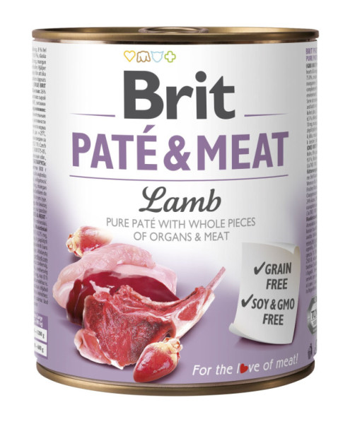 konzerva Brit Pate & Meat Lamb 800 g