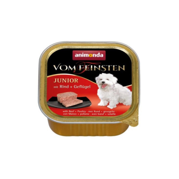 Animonda Vom Feinsten Junior paštika pro psy hovezí+drůbeží 150g