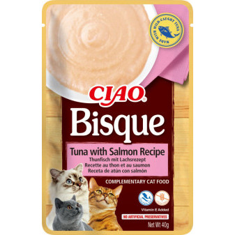 Kapsička Churu Cat Bisque - tuňák, losos 40g