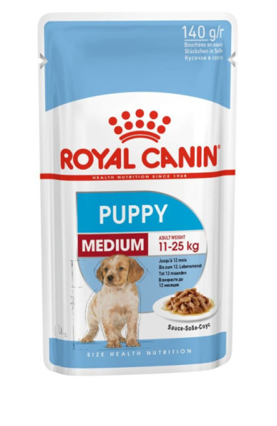 Kapsička Royal Canin SHN MEDIUM PUPPY 10 x 140 g