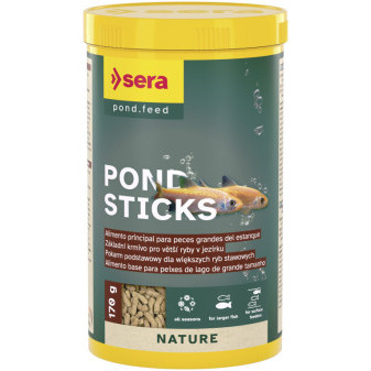 Sera kompletní krmivo pro okrasné ryby v jezírku Sera - Pond Sticks Nature 1000ml