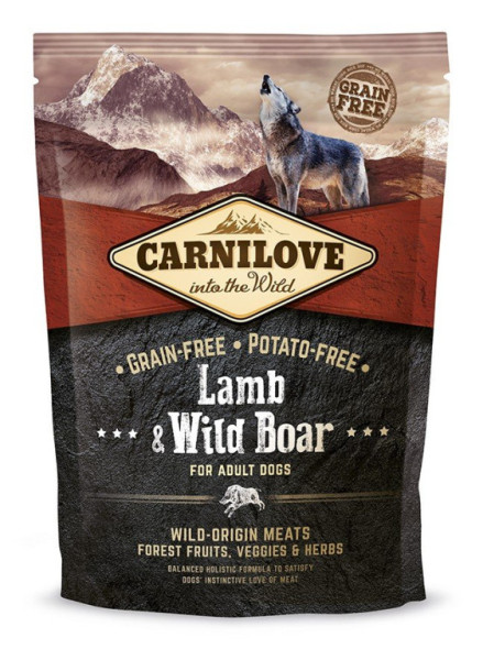 Carnilove Lamb & Wild Boar 1,5kg