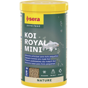 Sera základníé krmivo pro koi a iostatní jezírkové ryby Koi Royal Mini 1l Nature