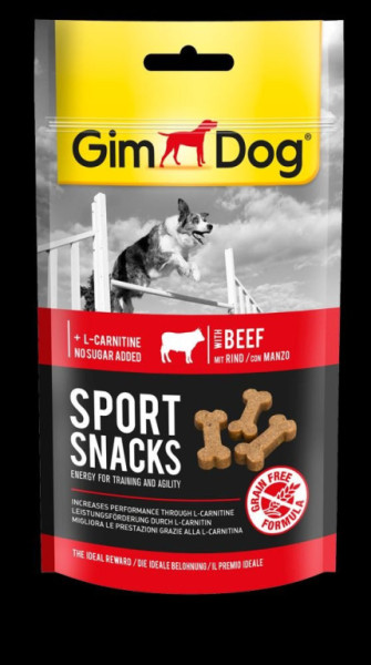 GIMDOG Sportsnacks hovězí 60g