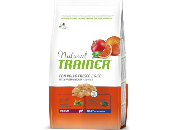 TRAINER Natural Medium Adult čerstvé kuře 12kg