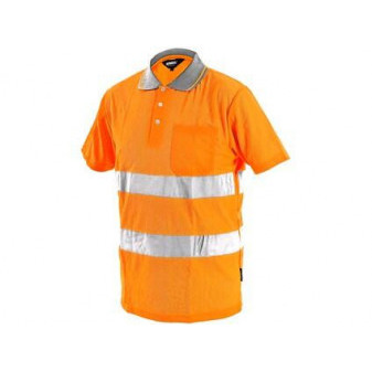 Polokošile DOVER, výstražná, pánská, oranžová, vel. 3XL