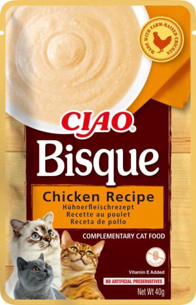 Kapsička Churu Cat Bisque - kuře 40g