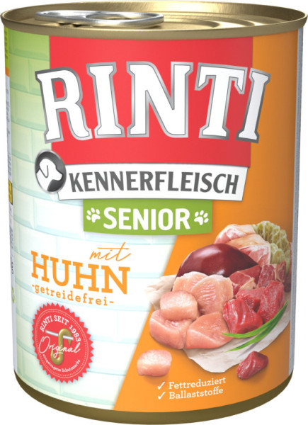 Konzerva RINTI senior kuře 800g