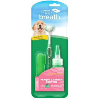 Tropiclean set na čištění zubů Fresh Breath pro štěňata