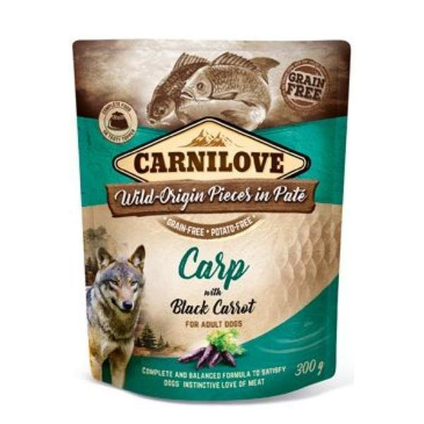 Kapsička Carnilove Dog Paté Duck with Timothy Grass 300g