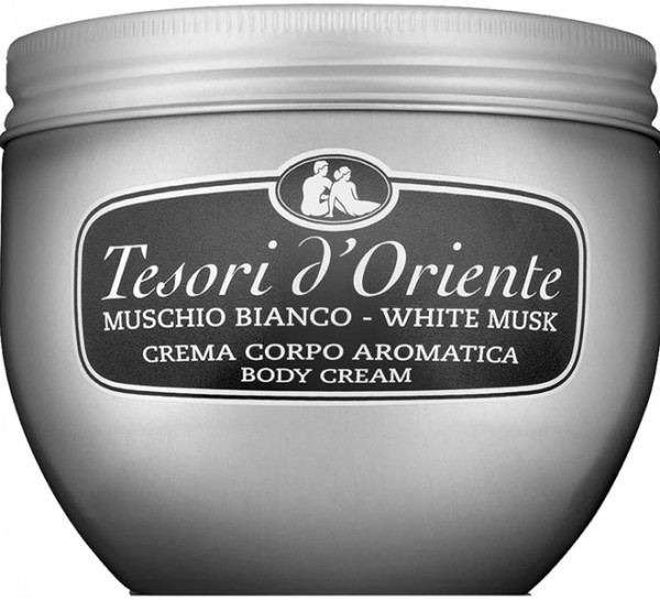 Tesori d'Oriente tělový krém Muschio Bianco White Musk, 300 ml