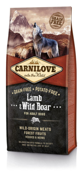 Carnilove Lamb & Wild Boar 12kg