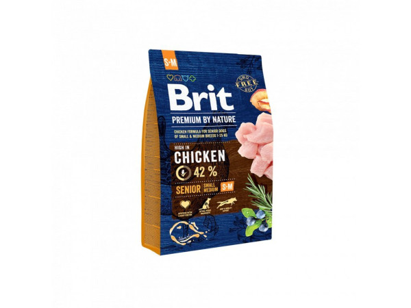 Brit Premium by Nature Senior S+M 3kg